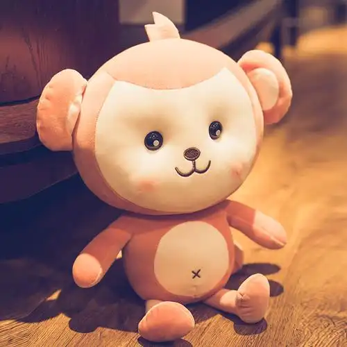 毛绒玩具小猴子公仔可爱布偶洋娃娃玩偶睡觉大号抱枕女孩生日礼物