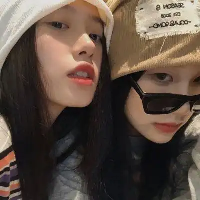 女生头像沙雕憨憨可爱闺蜜头像