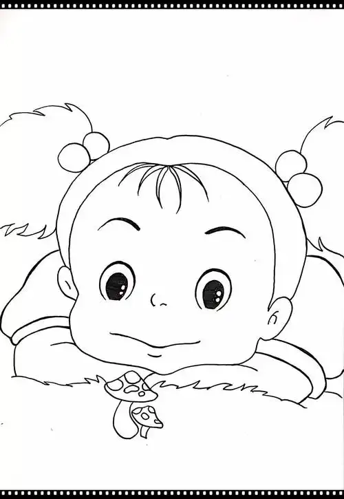 马克笔动漫教程宫崎骏王国龙猫小梅刀刀手绘