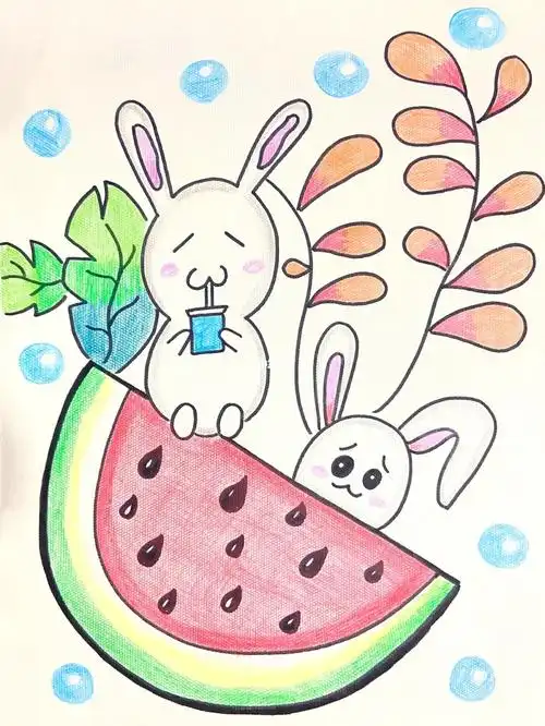 儿童画 卡通画 创意简笔画