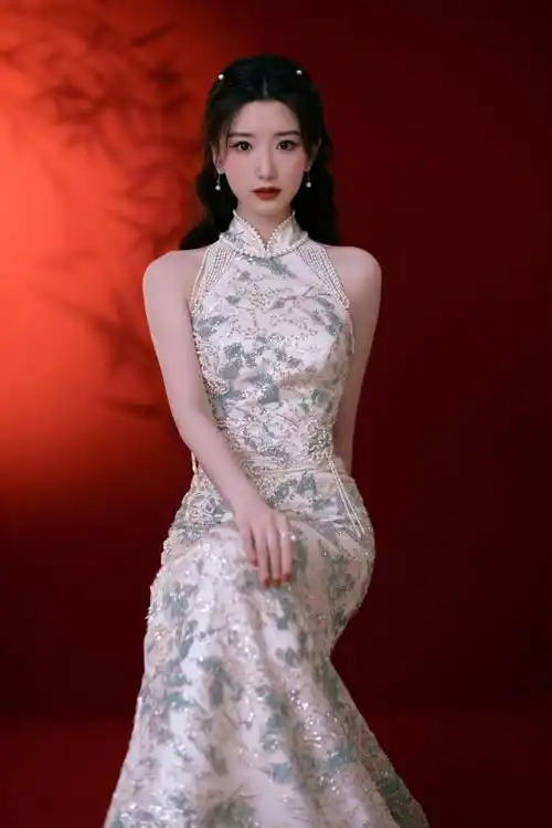 毛晓彤女星时尚造型:窈窕淑女,娇艳动人