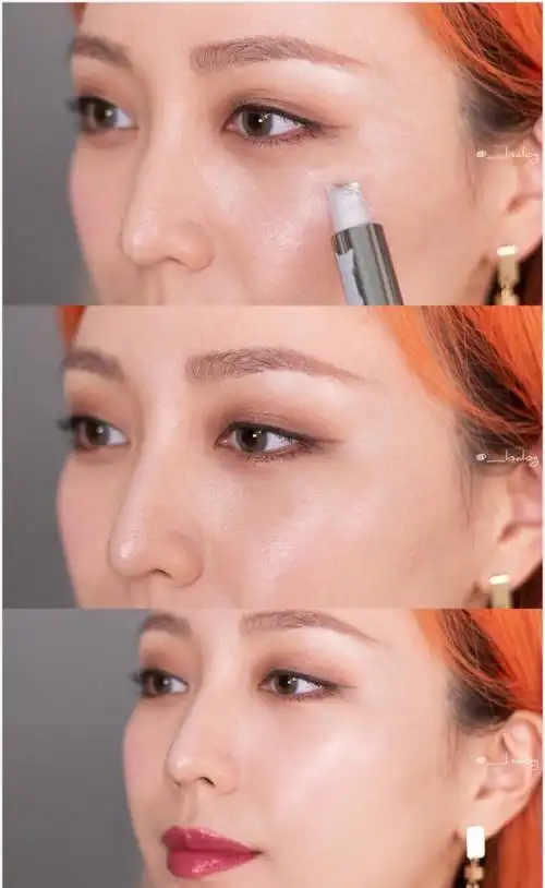 高光棒,银白色高光芯,珍珠般细腻的光泽感,用作高光超抢眼,如果你舍得