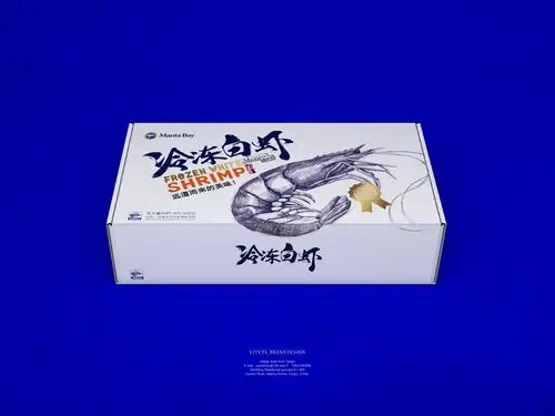 mantabay墨西哥冷冻白虾海鲜包装by澜帝品牌设计