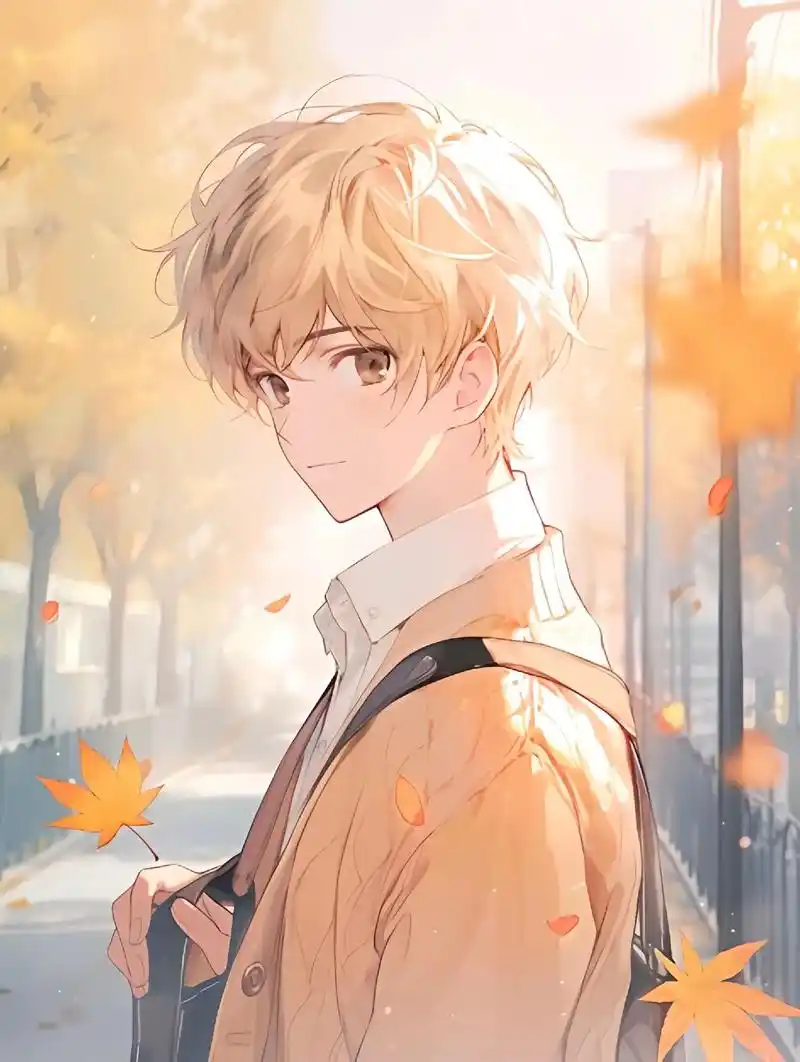 男孩女孩(秋天)#midjourney #二次元 #治愈系  - 抖音