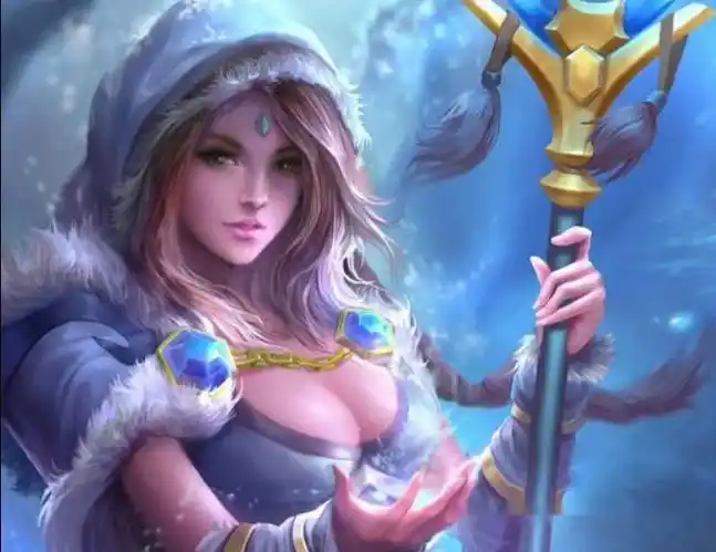 刀塔自走棋:哪个是你的本命英雄?_冰女