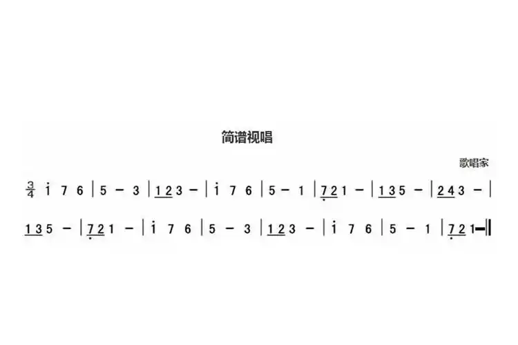 视唱识谱练习曲2(难度一般) - 美篇