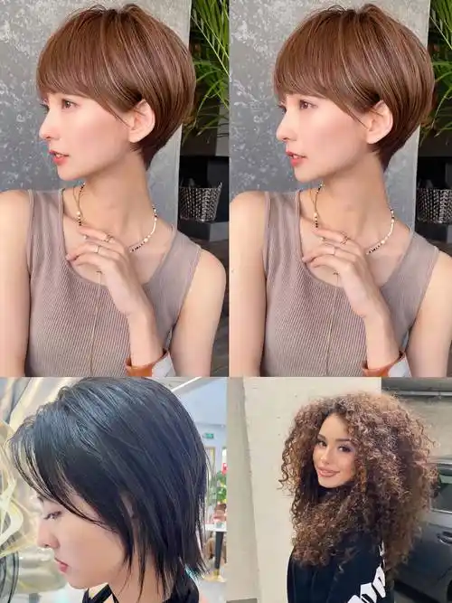 全头螺丝烫长发首先登场的是全头螺丝烫长发,这是一款散发出浓厚复古