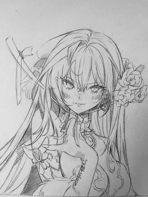 好久没画画了手生#绘画  #手绘临摹  #铅笔画临摹