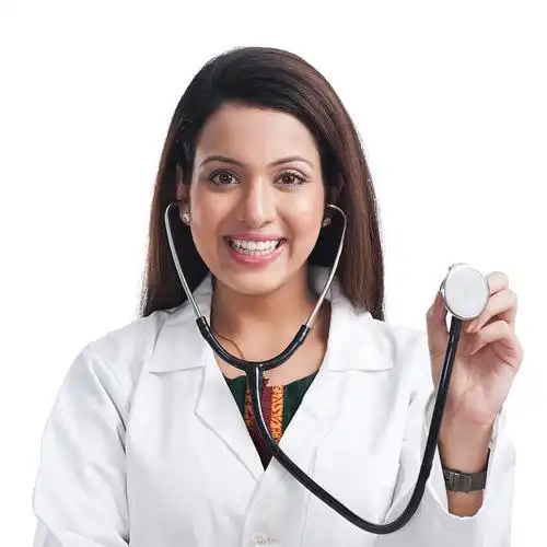 医生,展示,听诊器,头像,女医生_高清图片_全景视觉