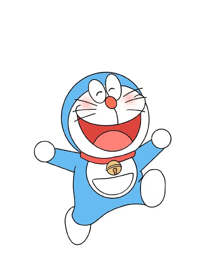 哆啦a梦这样画,超级简单.#创作灵感 #简笔画 #跟着抖音学 - 抖音