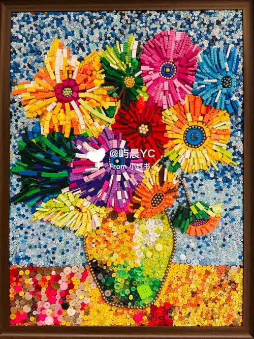 综合材料装饰画环创