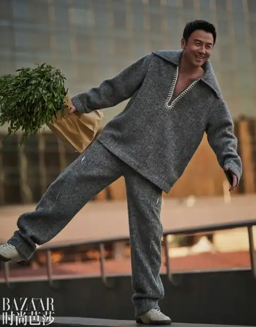 雷佳音时尚芭莎十一月刊封面##雷佳音城市漫游芭莎大片