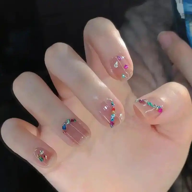 春款短甲.ins风美甲.高级感满满好好看好好看好好看显白 - 抖音