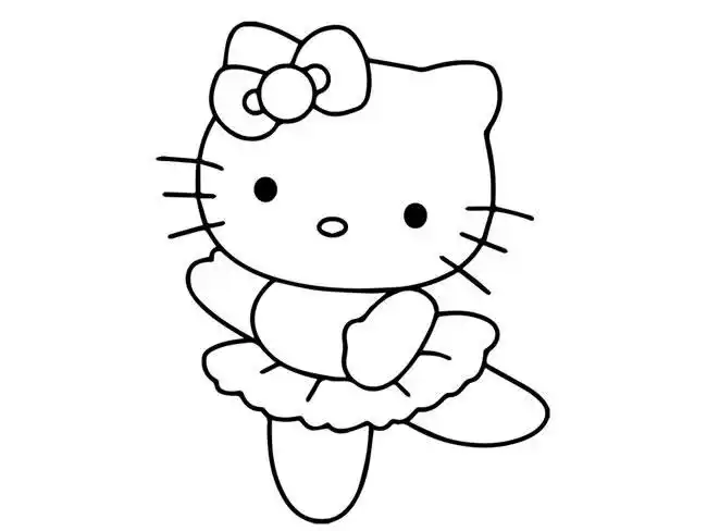 可爱卡通人物简笔画简笔画猫的简单画法简单易画的小猫画法幼儿学画卡