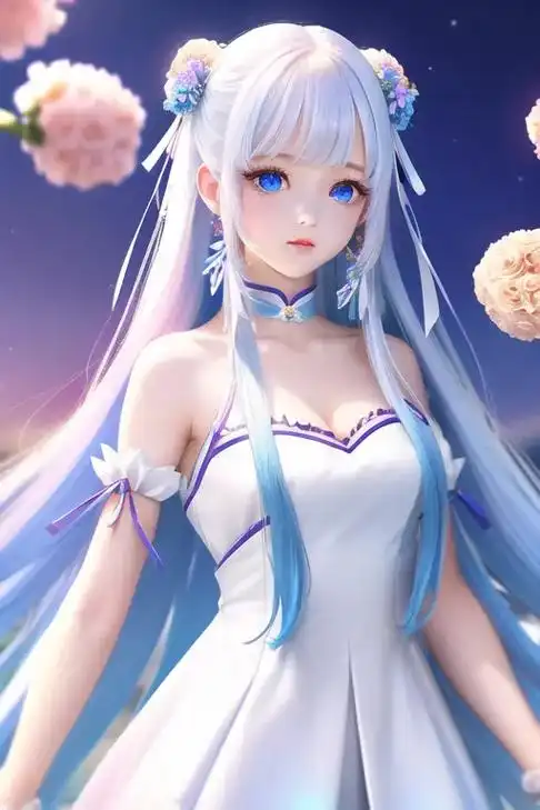 精灵少女星河二次元动漫壁纸