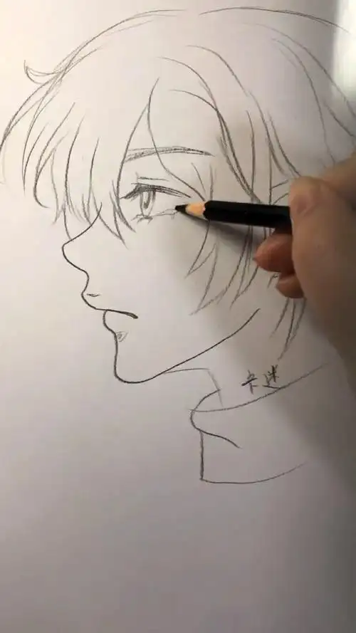 一看就会的侧脸,漫画侧脸男女通用,特别的简单哦!