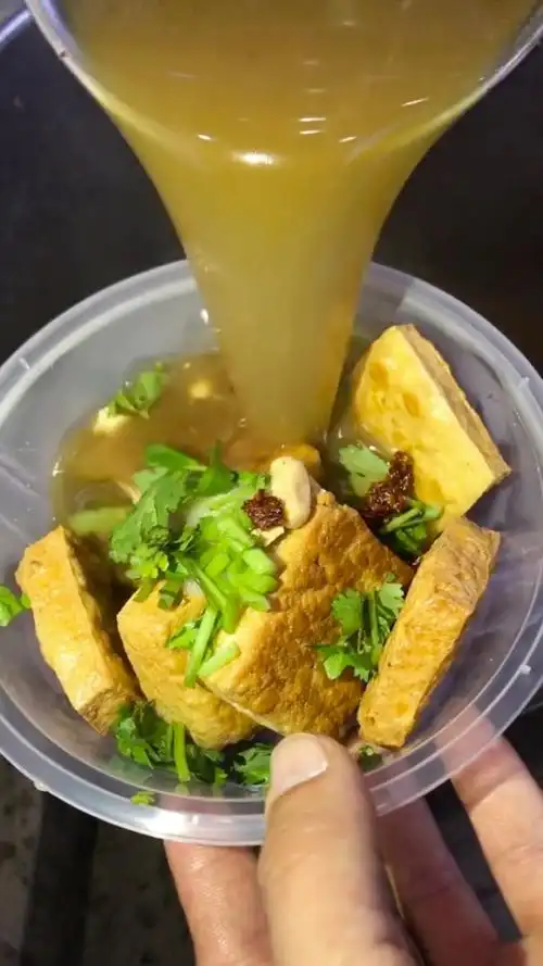 这样的口味香豆腐看起来是不是很解馋呢?