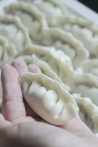 午后阳光照进厨房 包饺子的幸福时刻