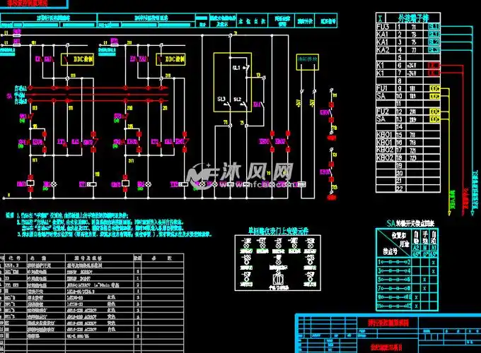 排污泵控制原理图配电箱系统图图纸参数图纸id: 962563图纸格式:dwg