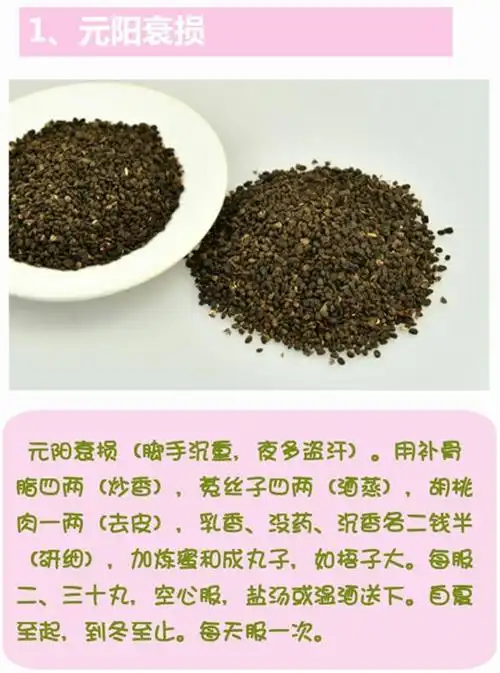 中药破故纸的13种主治功效不仅仅是补肾助阳