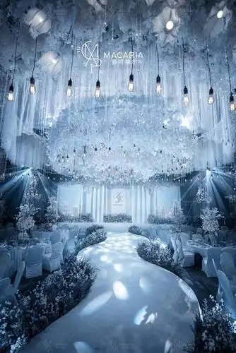 dodowed婚礼案例推荐系列之曼可瑞尔浅色梦幻系婚礼布置案例