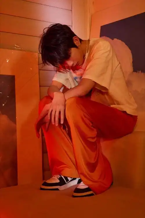 王源客厅空间随拍##王源客厅空间四宫格#橙色空间,好重的忧郁感,栽