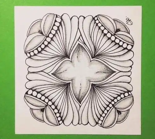 点线面简笔画黑白点线面简笔画