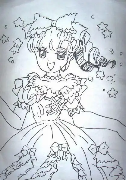 12岁儿童简笔画公主