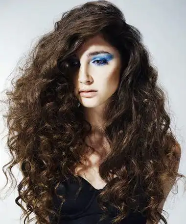 小卷爆炸式烫发发型图片 2015时尚爆炸头烫发发型