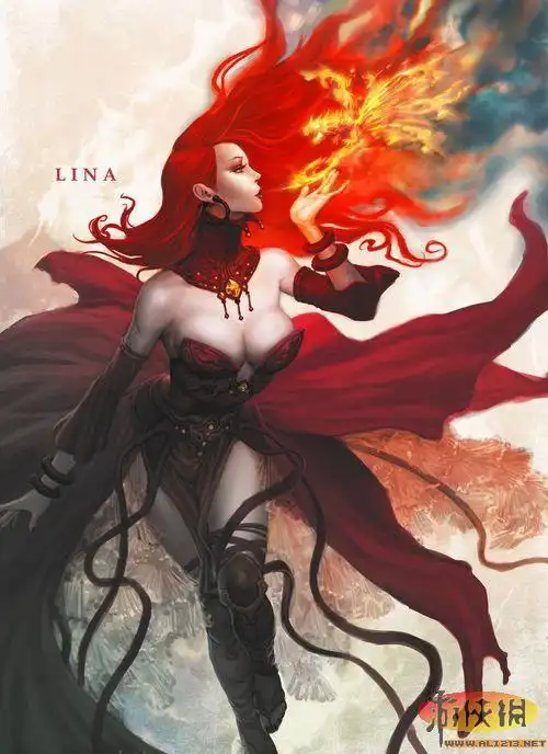 《dota2》火女超美艺术图 波涛汹涌的诱惑