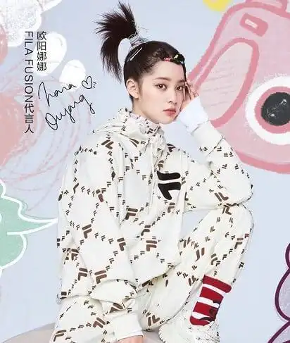 欧阳娜娜成为filafusion代言人