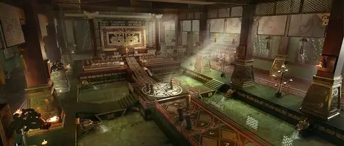 一组古风场景概念设计练习