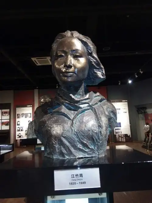 其它 重庆之旅 写美篇革命烈士江竹韵的雕朔像.
