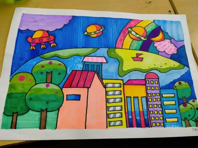 一个学期过去了从不会下手到现在轻松完成一幅画,慢慢进步,慢慢变优秀