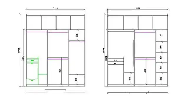 收下这份衣柜图纸清单