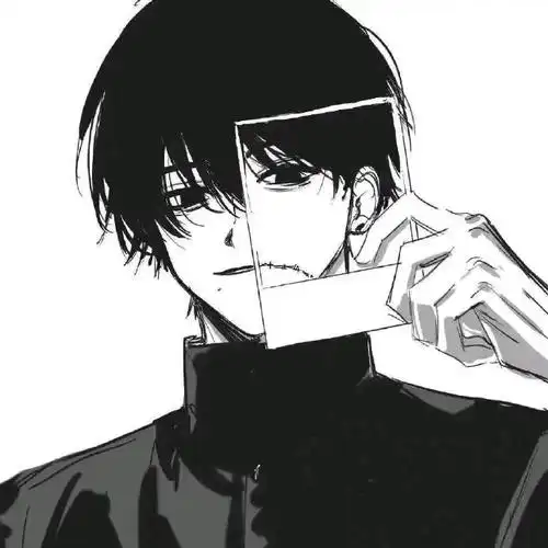 解释就是狡辩于是我学会了沉默#动漫男头黑白##二次元新鲜事