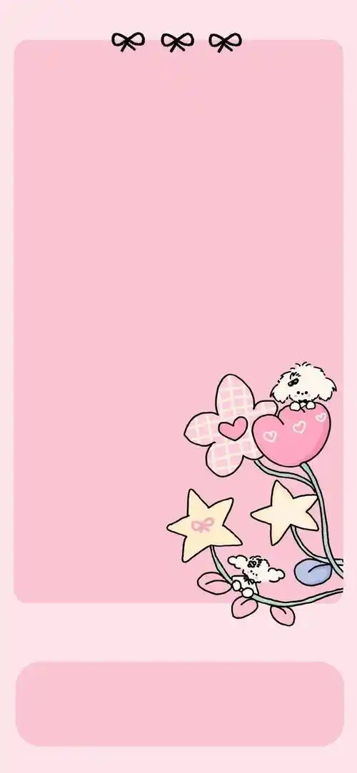 主屏锁屏壁纸可爱套图