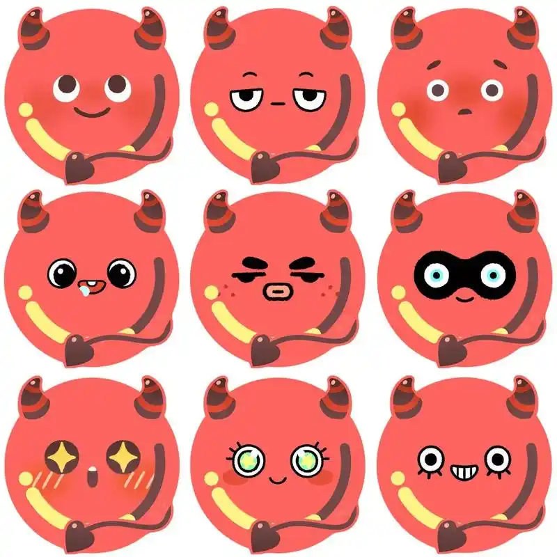 蛋仔头像/小恶魔头像框③.蛋仔表情篇来啦～ #蛋仔派对 #蛋 - 抖音