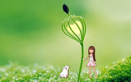 小清新简约背景高清桌面壁纸