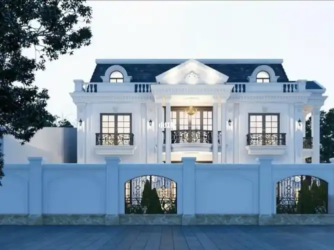 你喜欢这样的法式风格的别墅吗?#别墅