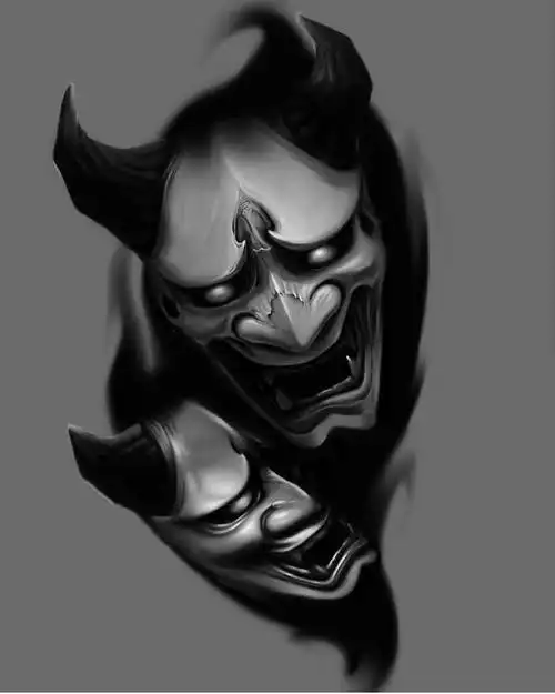 般若纹身图案武汉纹身铁木针刺青鬼头纹身湖北品牌老店tattoo (138)