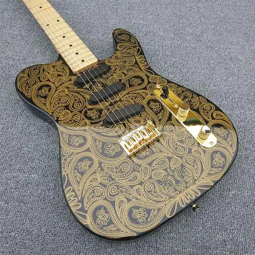 精工打造beyond乐队御用010-8602黄贯中金花 黄家驹吉他可定制_7折