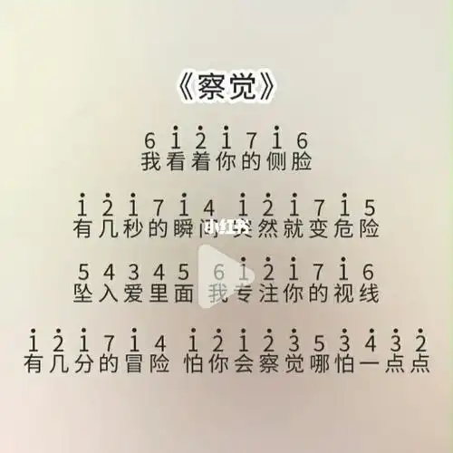 卡林巴琴谱 察觉 非原创_琴谱_拇指琴_卡林巴琴_娱乐_音乐