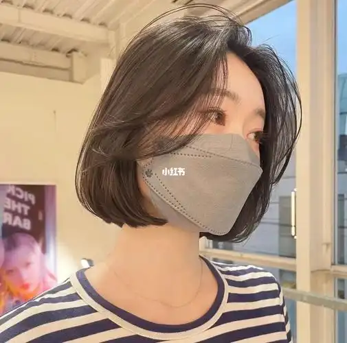 短发韩式气垫烫