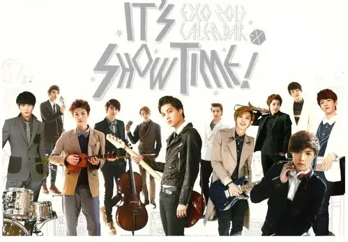 求exo十二人合体图