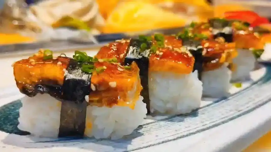 鳗鱼手握寿司#日式料理 #寿司