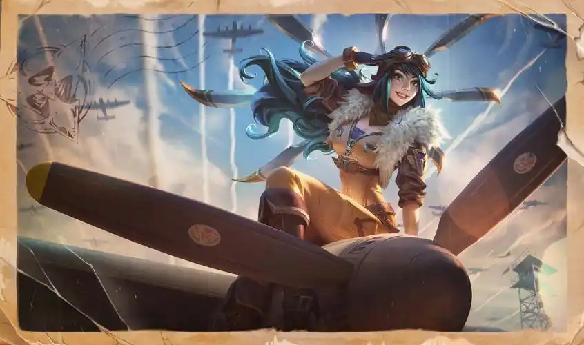 lol英雄联盟刀锋意志艾瑞莉娅刀妹皮肤高清无水印原画下载