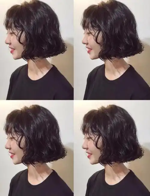 短发蛋卷头发型图片 可爱又减龄短卷发造型推荐