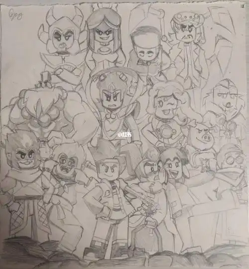 这个全家福花了我六天的时间 06惊喜到来 !04抱歉,有点迟啦 !