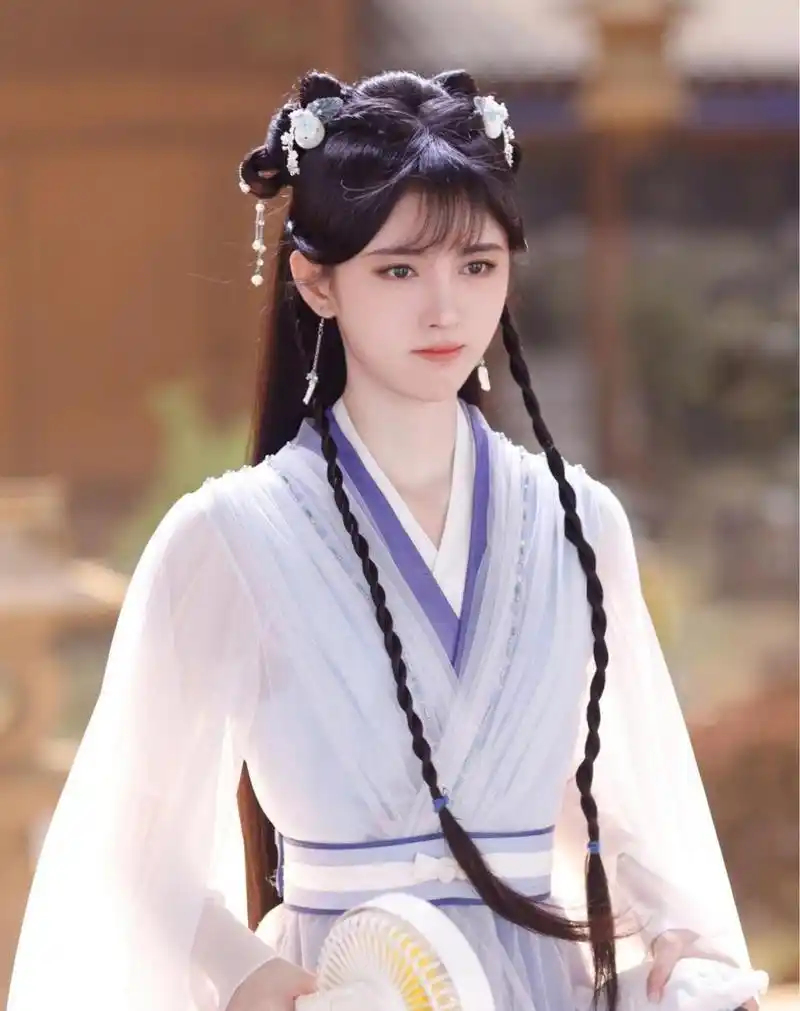 鞠婧祎美女,古装剧清纯造型